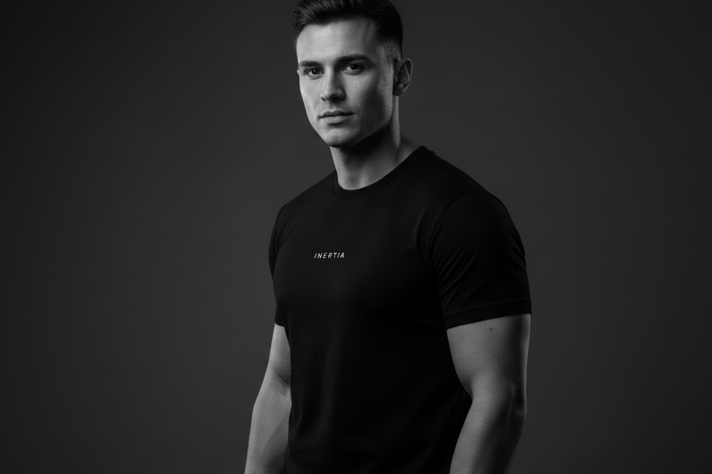 Black & White Inertia Tee